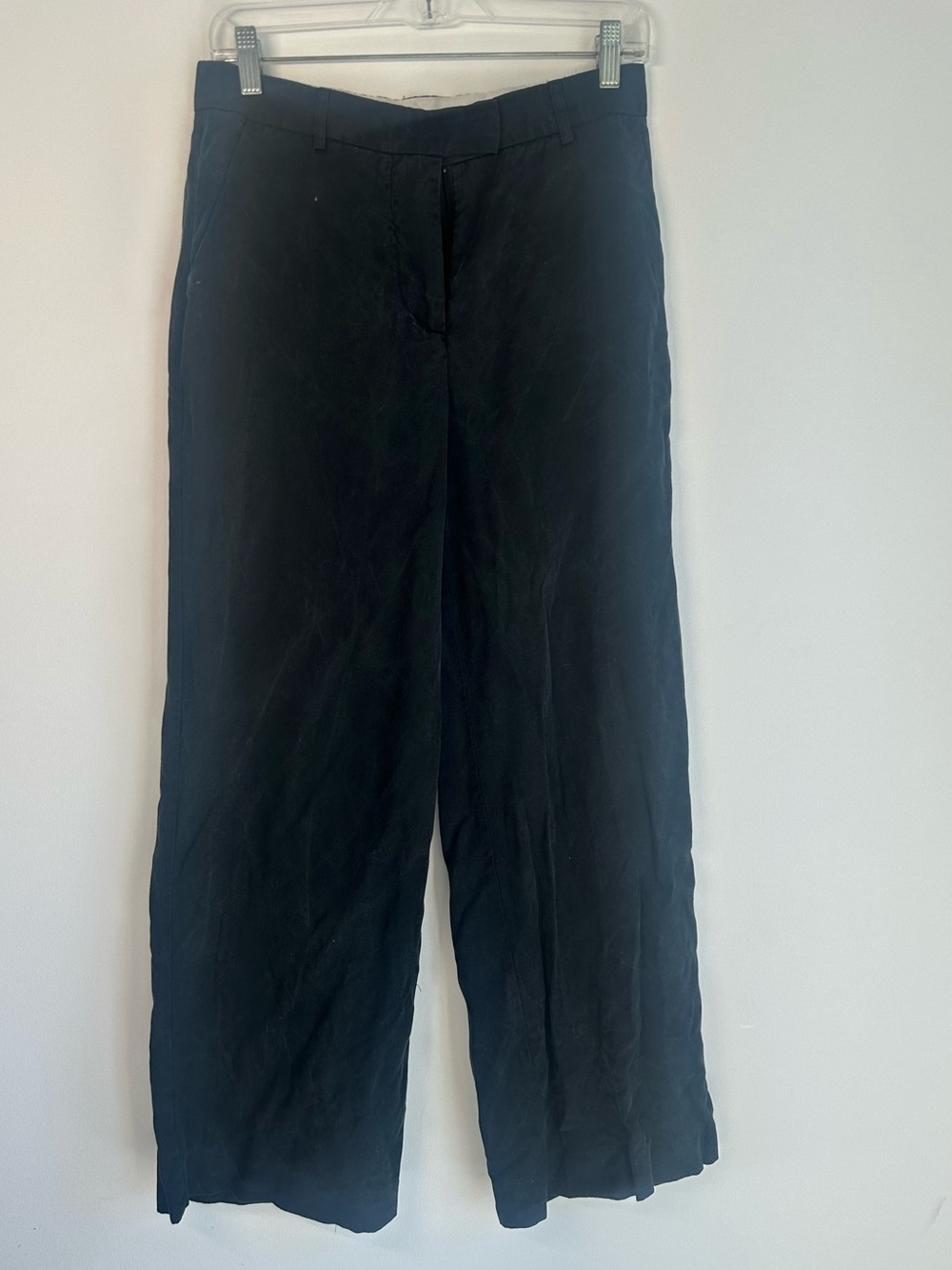 Reformation Black Wide Leg Trousers – Size 4